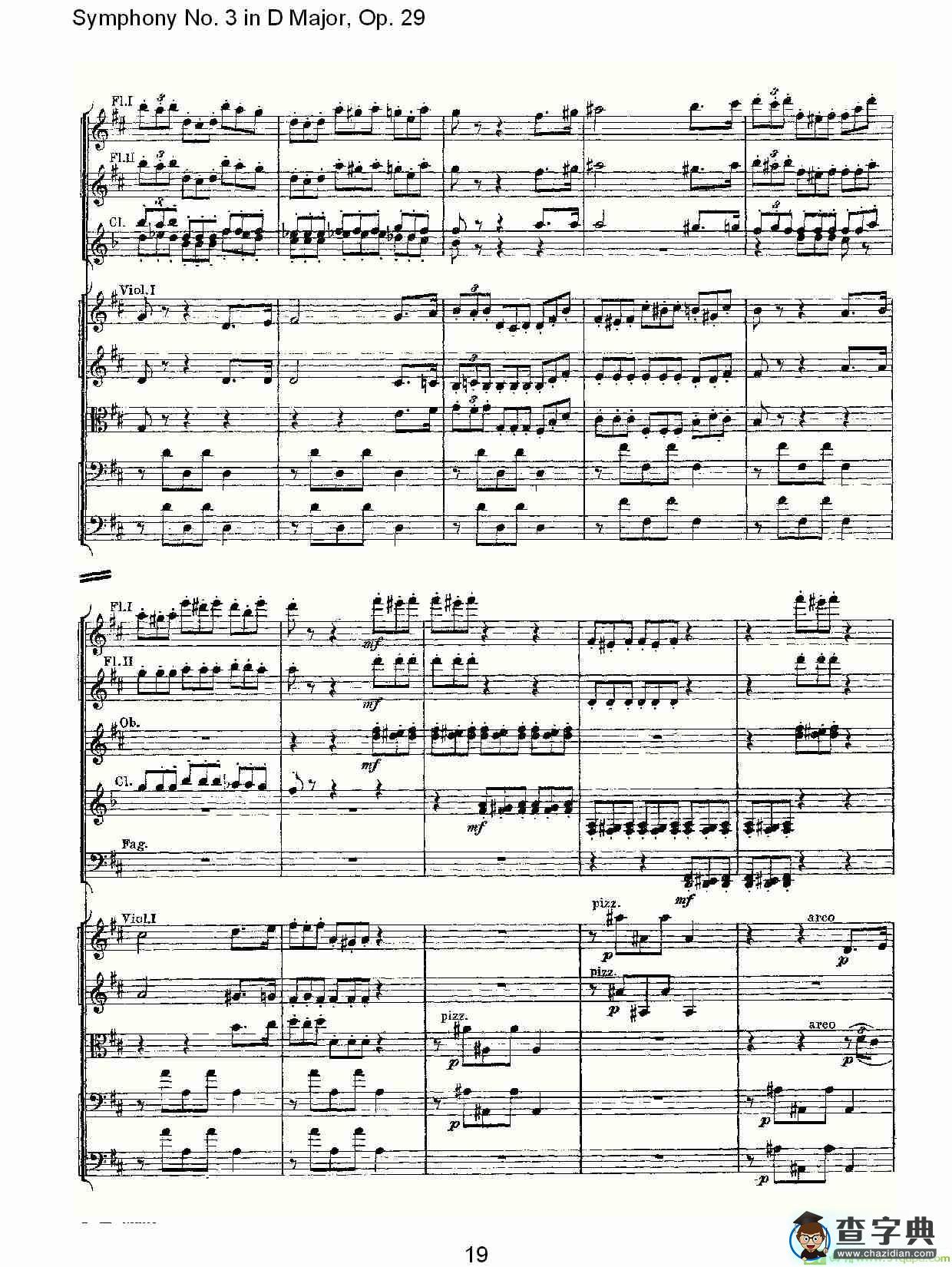 D大调第三交响曲,  Op.29 第五乐章简谱(彼得·伊利奇·柴可夫斯基演唱)