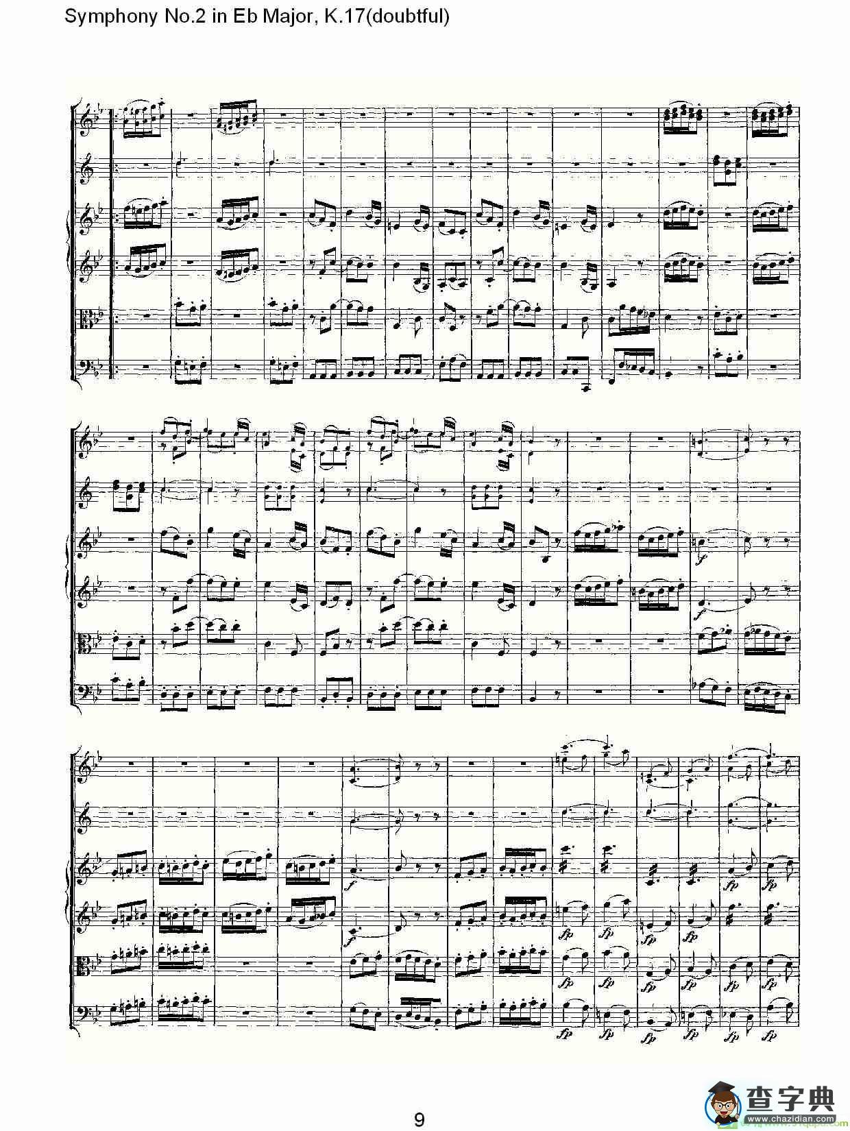 Symphony No.2 in Bb Major简谱