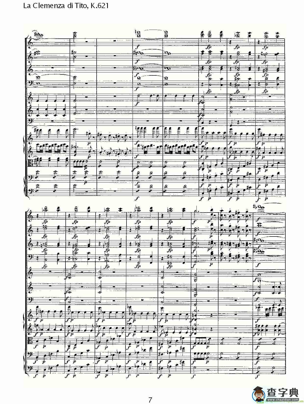 La Clemenza di Tito,K.621简谱
