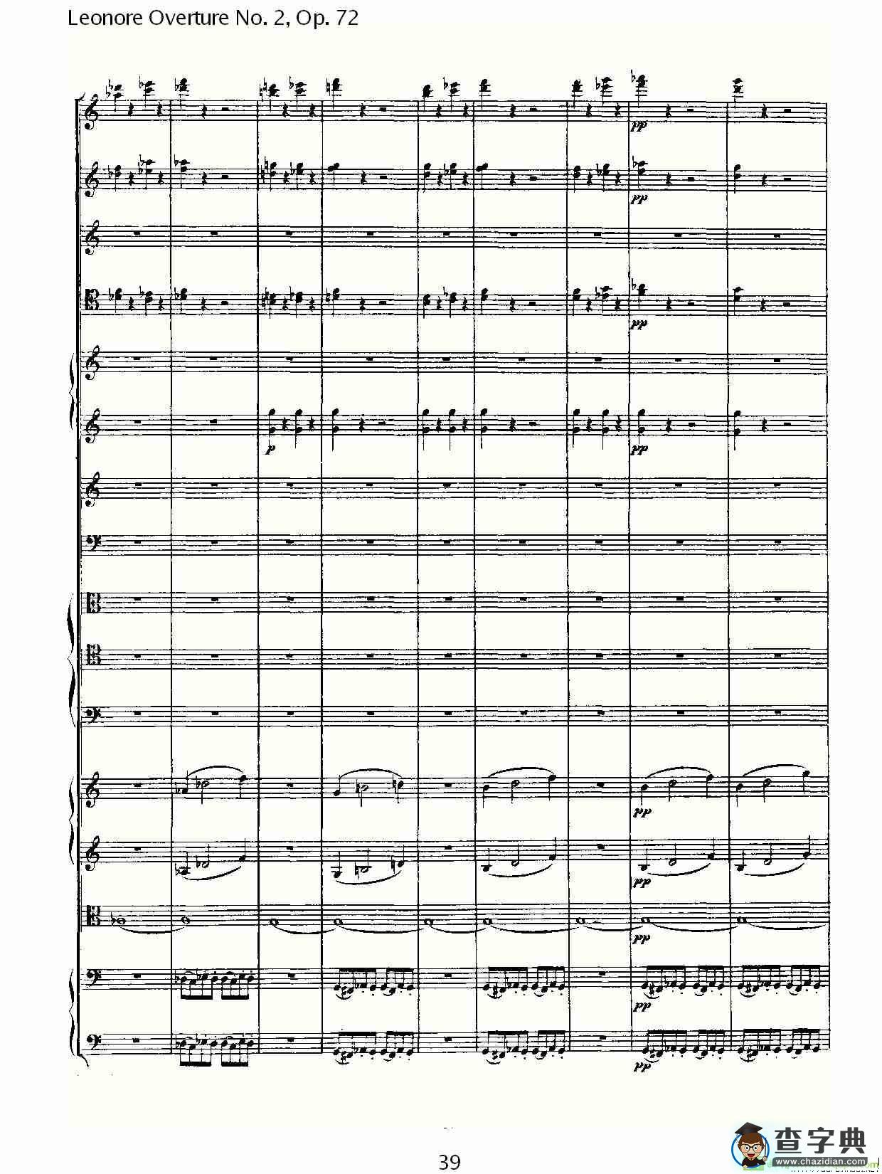 Leonore Overture No. 2，Op. 72简谱