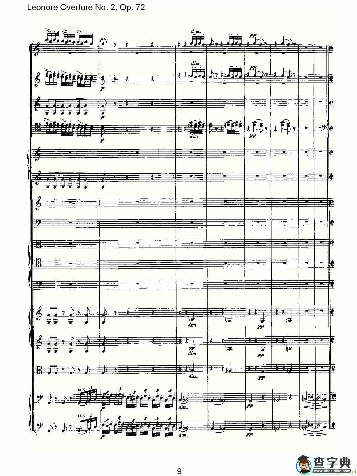 Leonore Overture No. 2，Op. 72简谱
