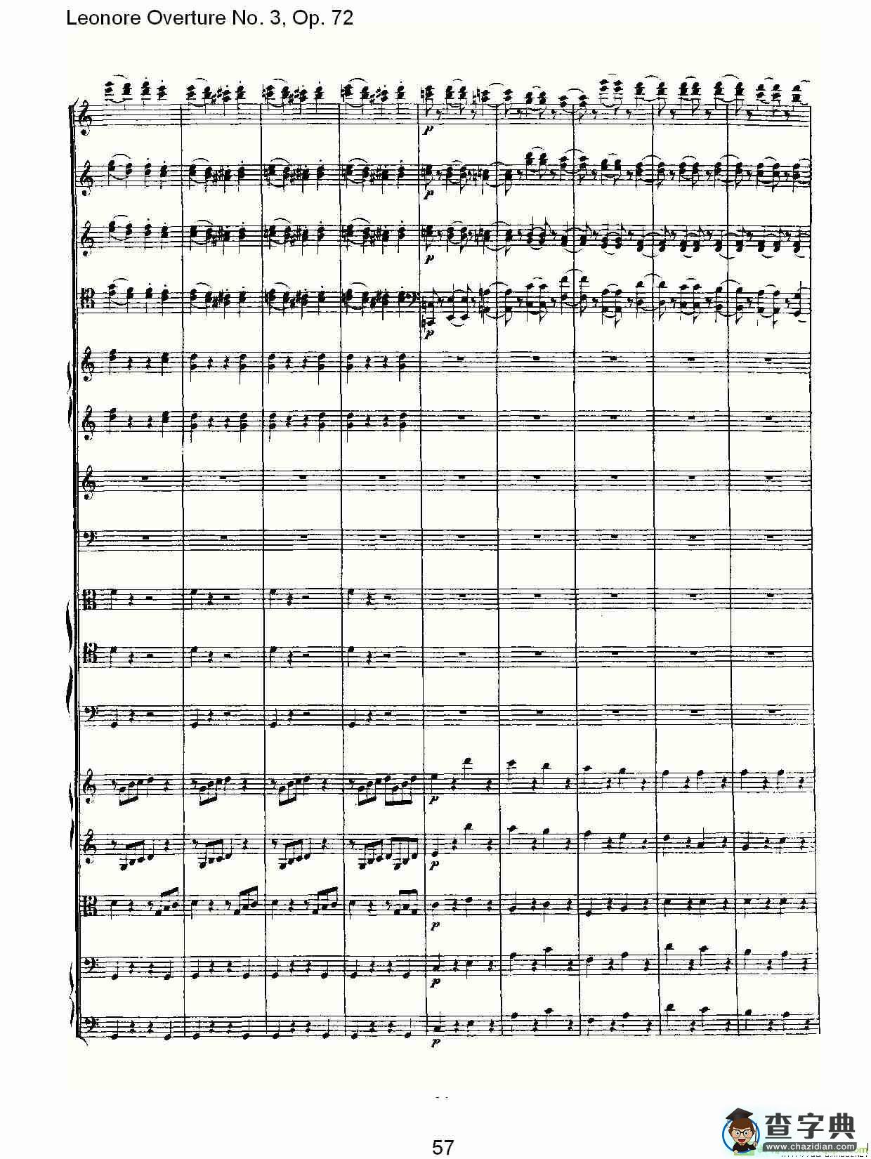 Leonore Overture No. 3, Op. 72简谱