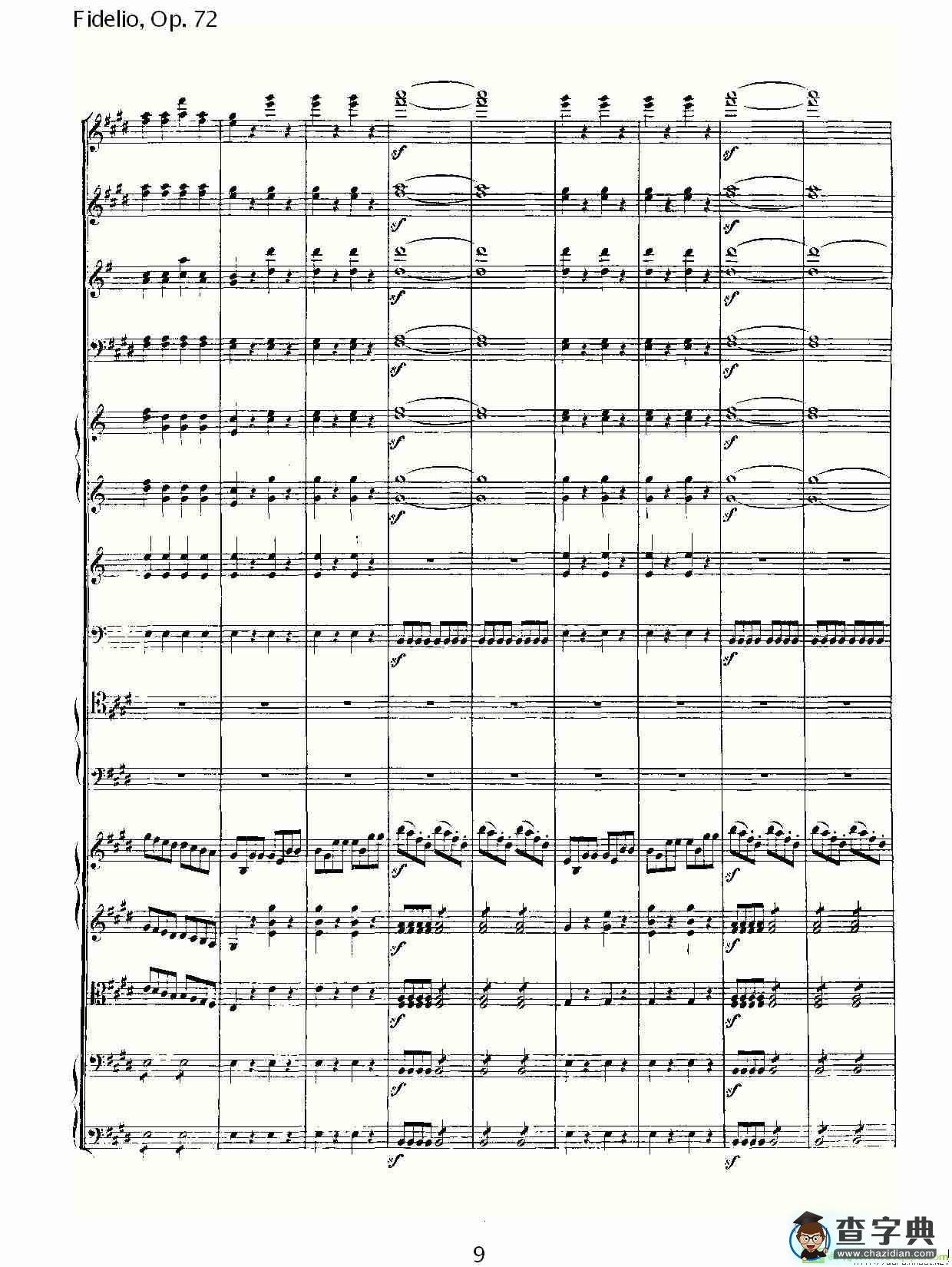 Fidelio，Op.72简谱