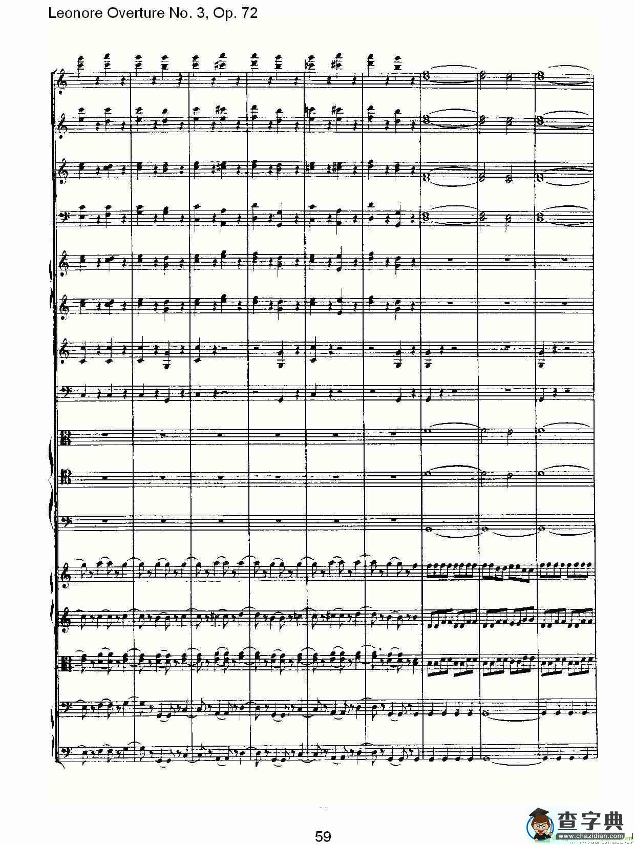 Leonore Overture No. 3, Op. 72简谱