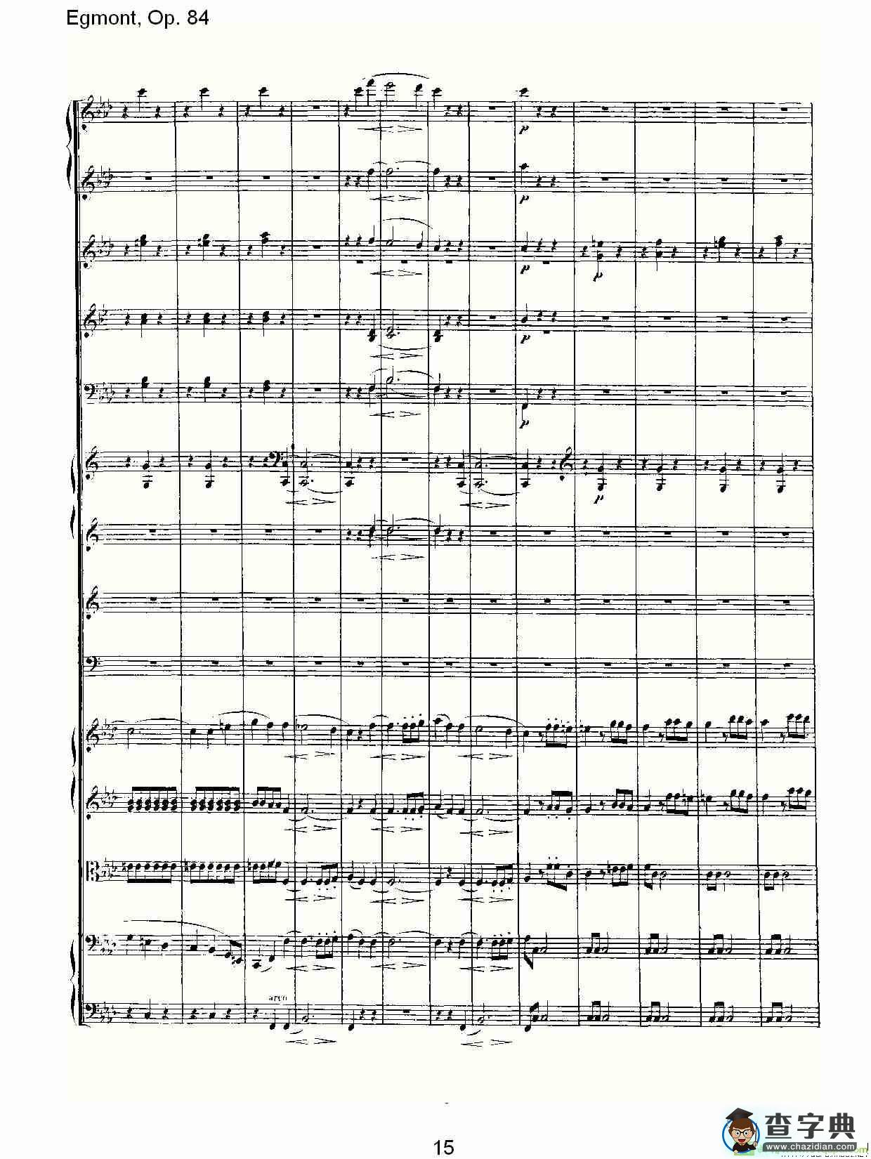 Egmont，Op. 84简谱