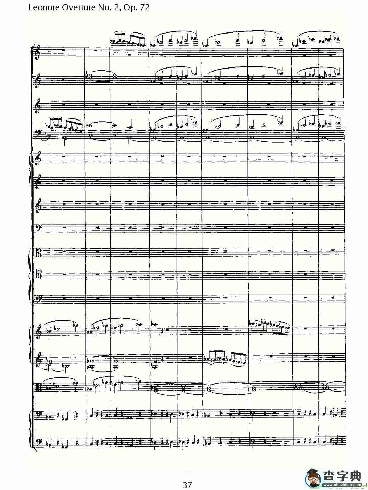 Leonore Overture No. 2，Op. 72简谱