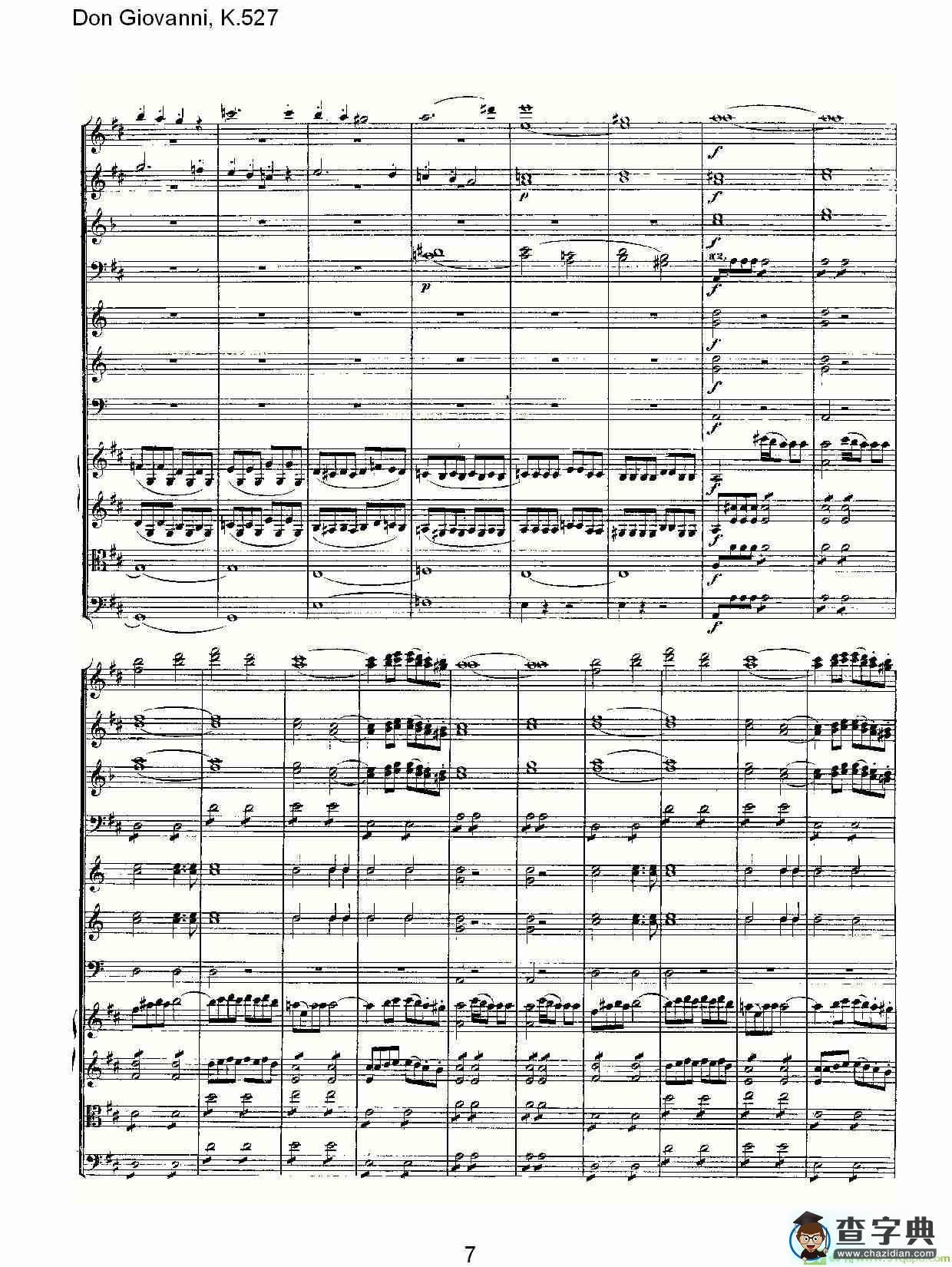 Don Giovanni, K.527简谱