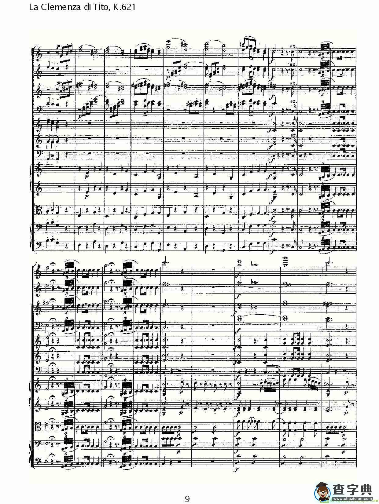 La Clemenza di Tito,K.621简谱