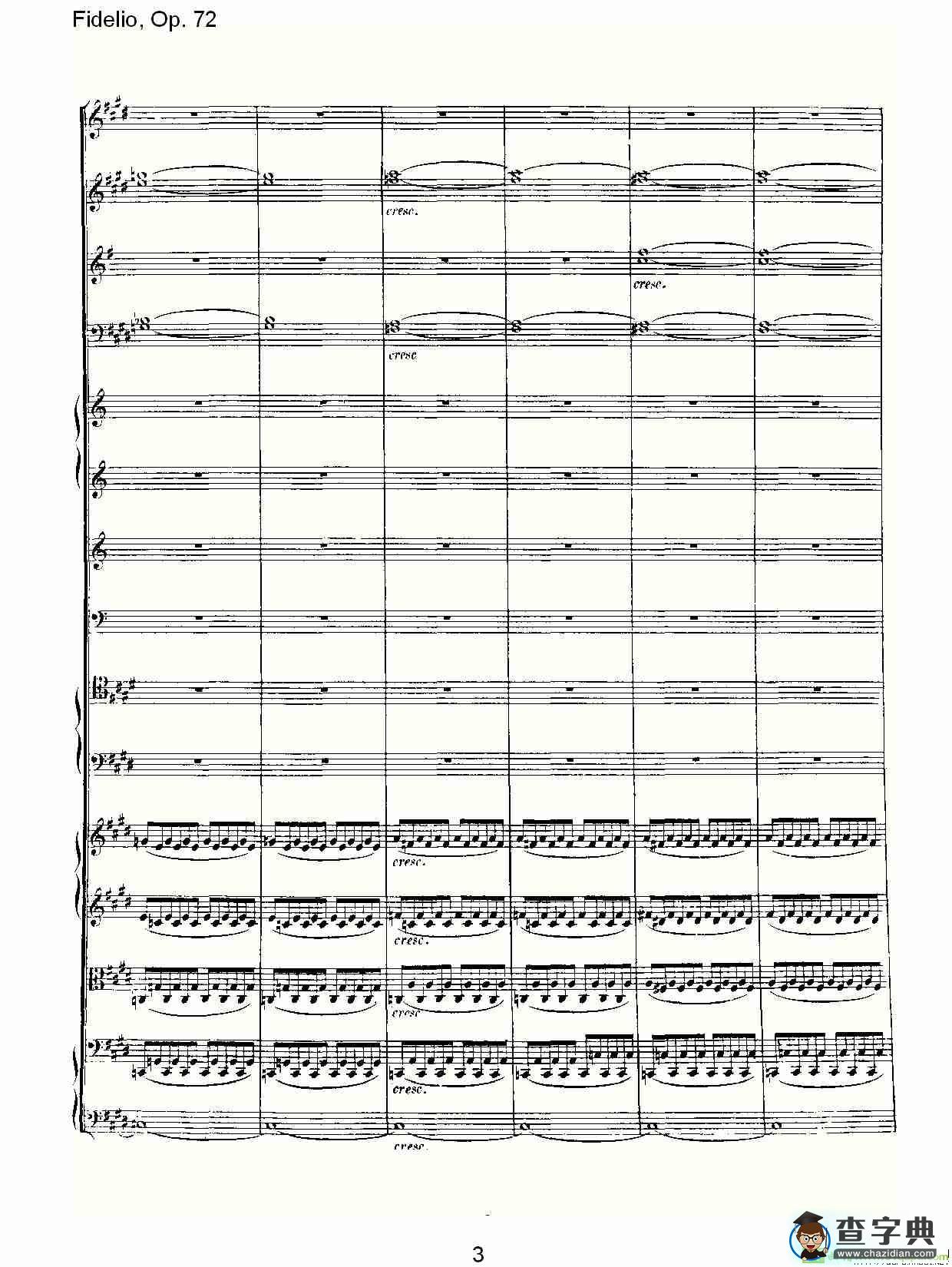 Fidelio，Op.72简谱
