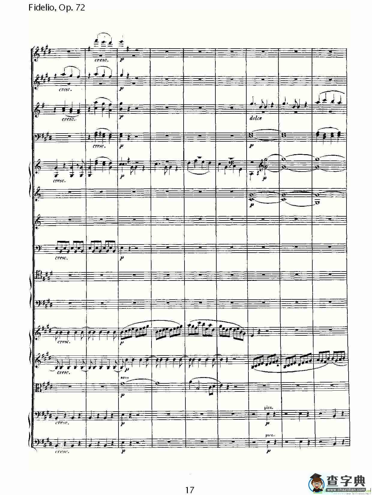 Fidelio，Op.72简谱