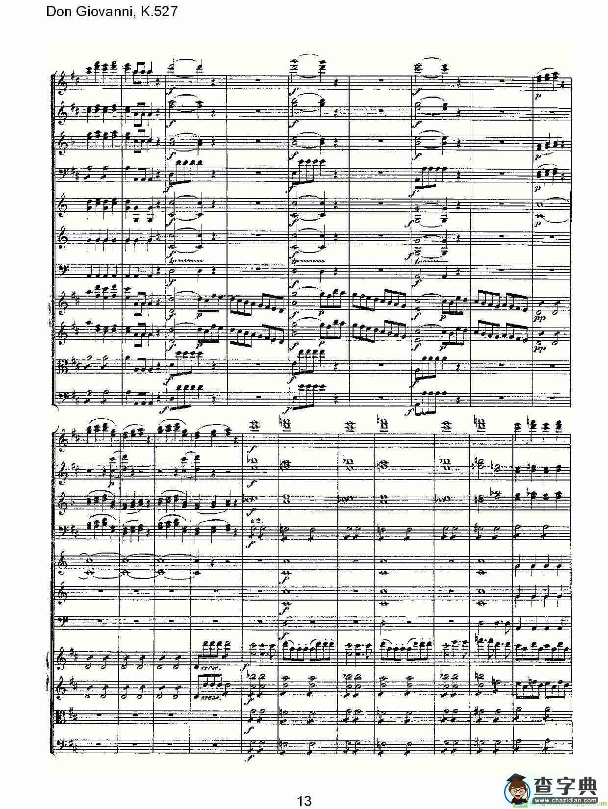 Don Giovanni, K.527简谱
