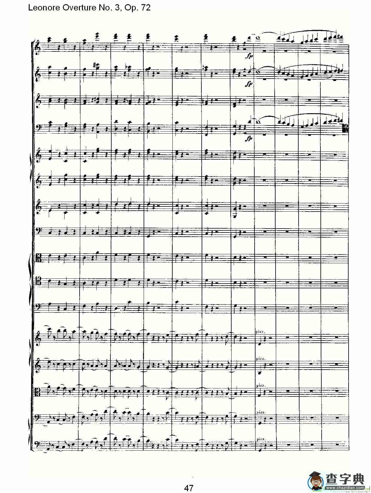 Leonore Overture No. 3, Op. 72简谱