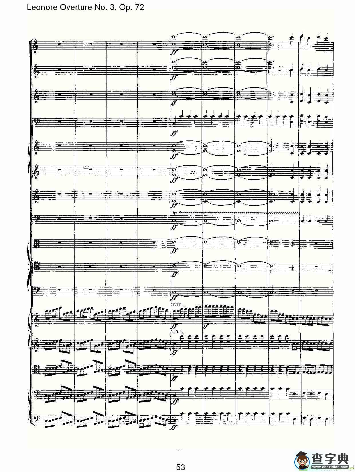 Leonore Overture No. 3, Op. 72简谱