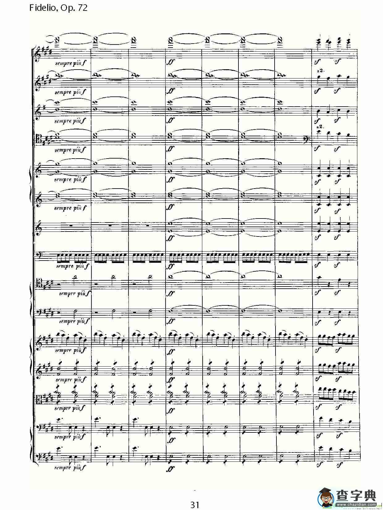 Fidelio，Op.72简谱