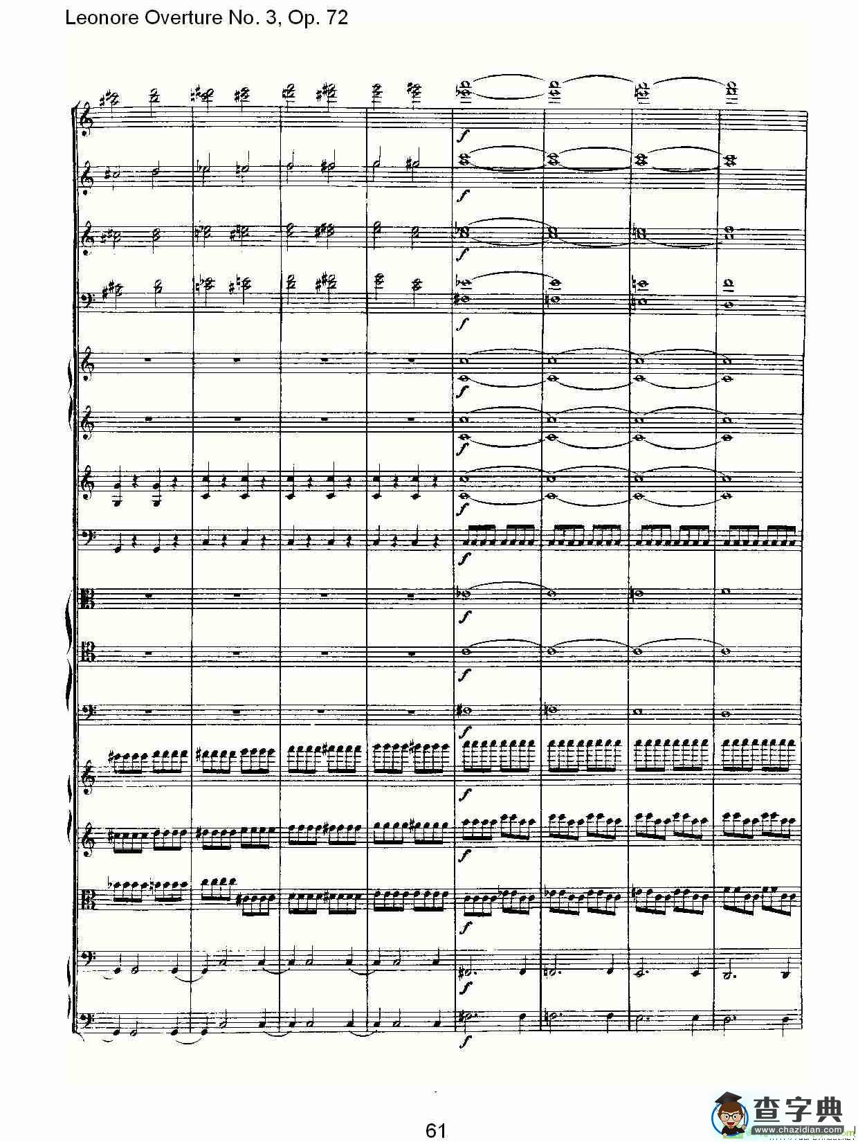 Leonore Overture No. 3, Op. 72简谱