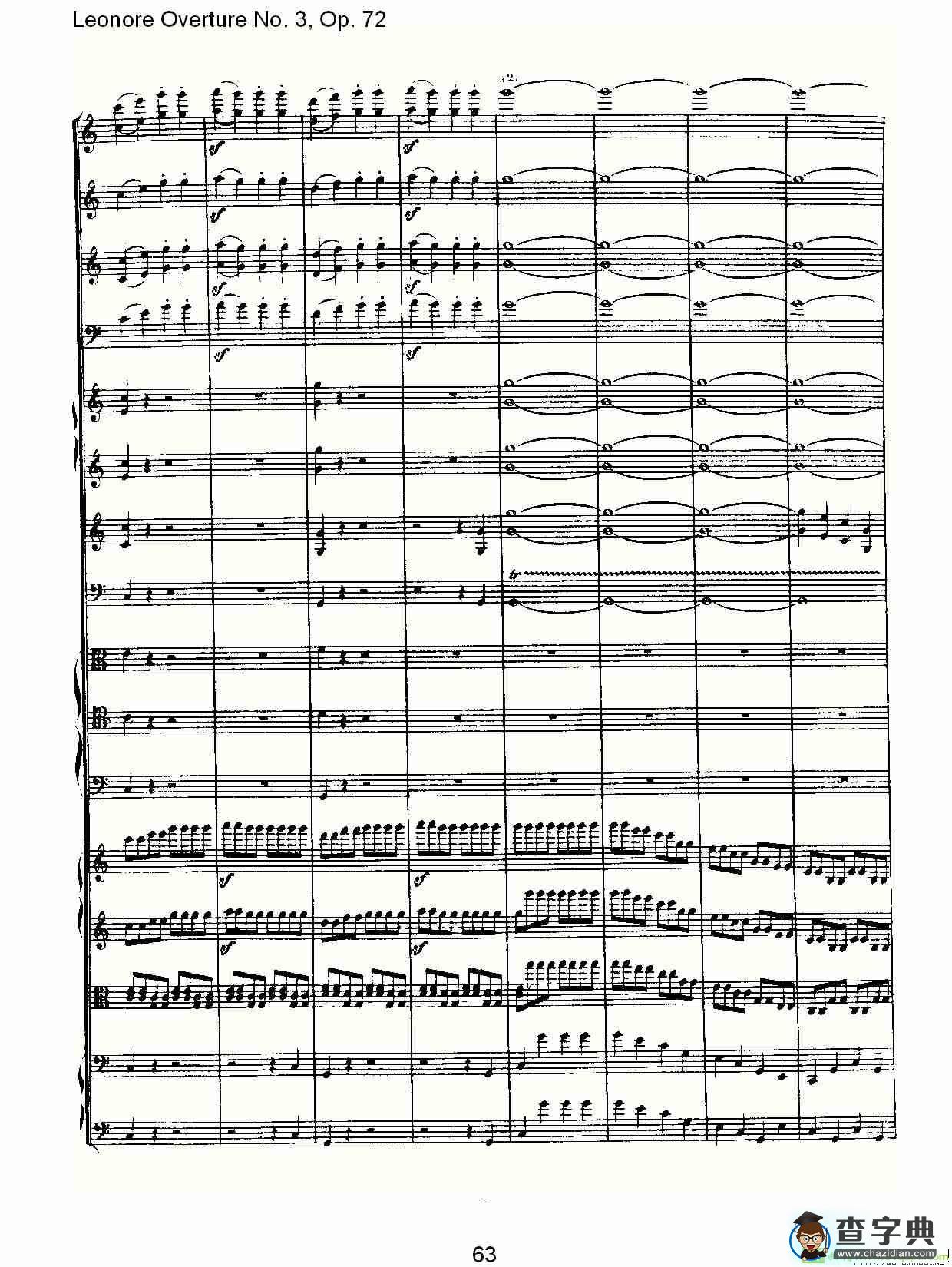 Leonore Overture No. 3, Op. 72简谱