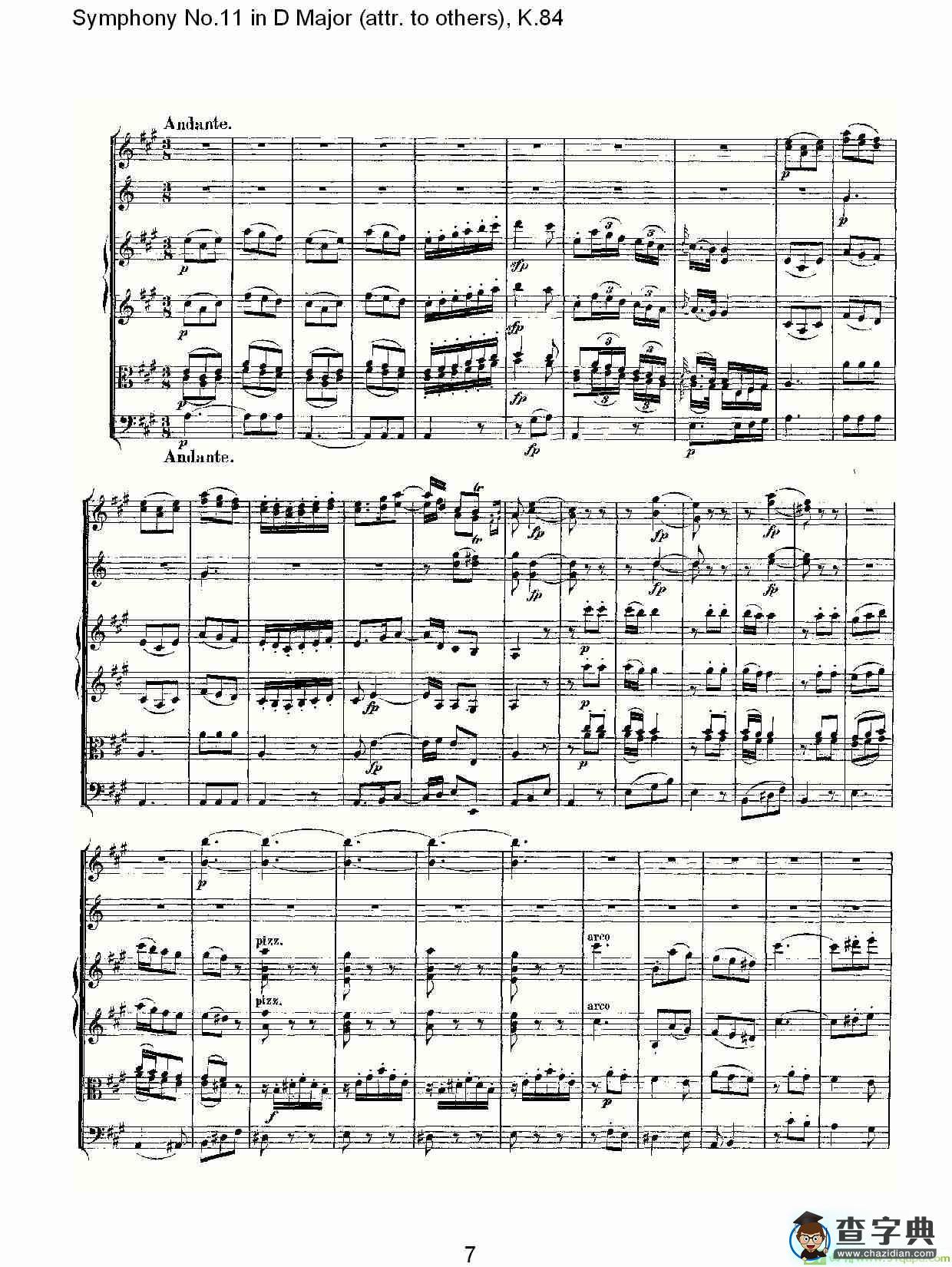 Symphony No.11 in D Major简谱
