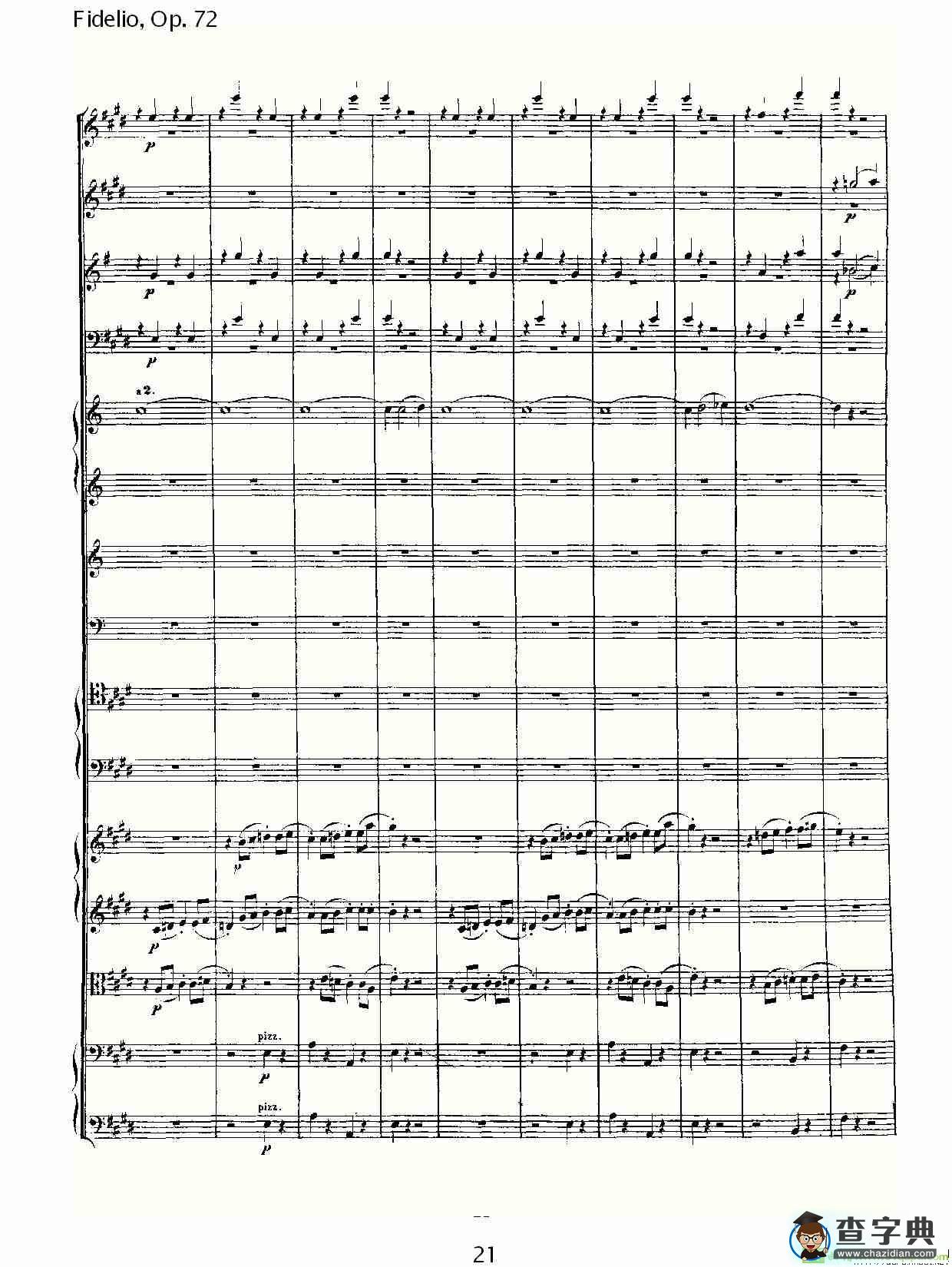 Fidelio，Op.72简谱