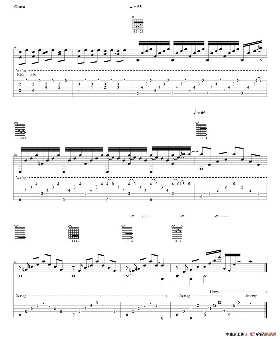 tommy emmanuel：over the rainbow(1)（指弹吉他）吉他谱