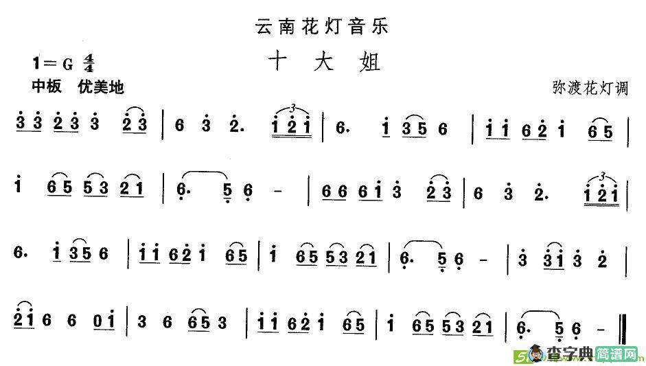 中国民族民间舞曲选简谱