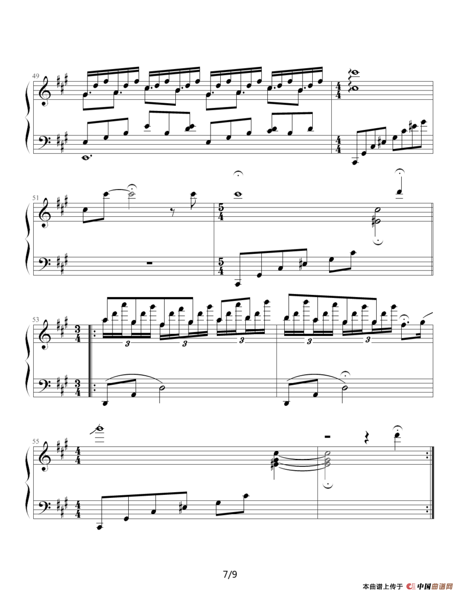 Until the Last Moment（坚持到底）钢琴谱