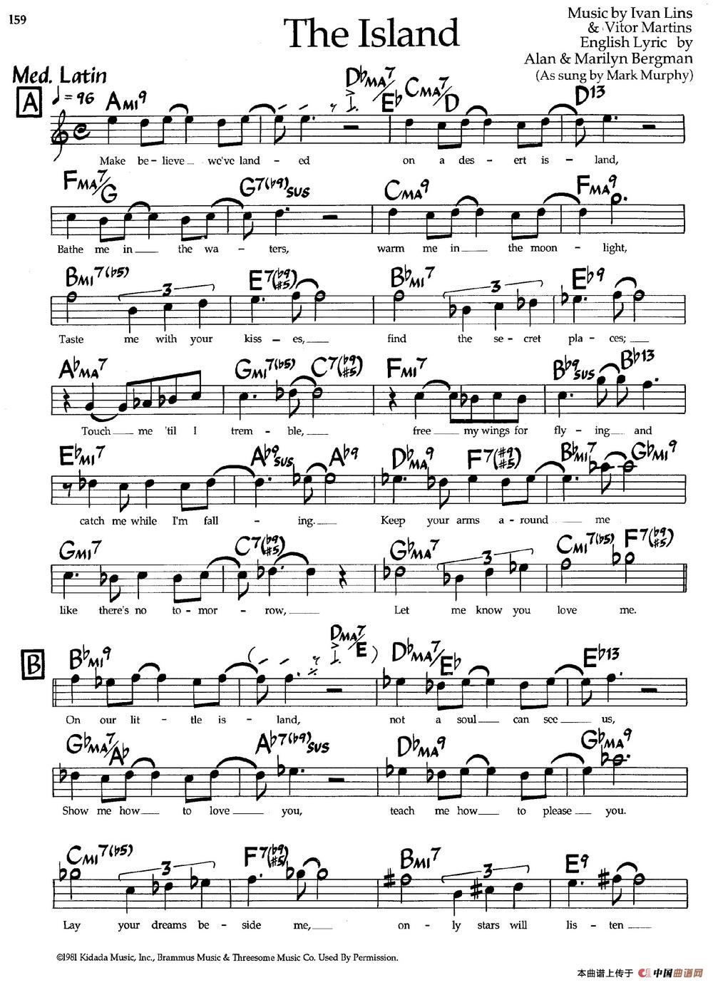 The Island（爵士钢琴曲）钢琴谱