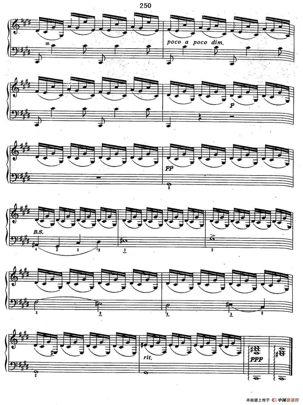即兴幻想曲 OP.66手风琴谱/简谱