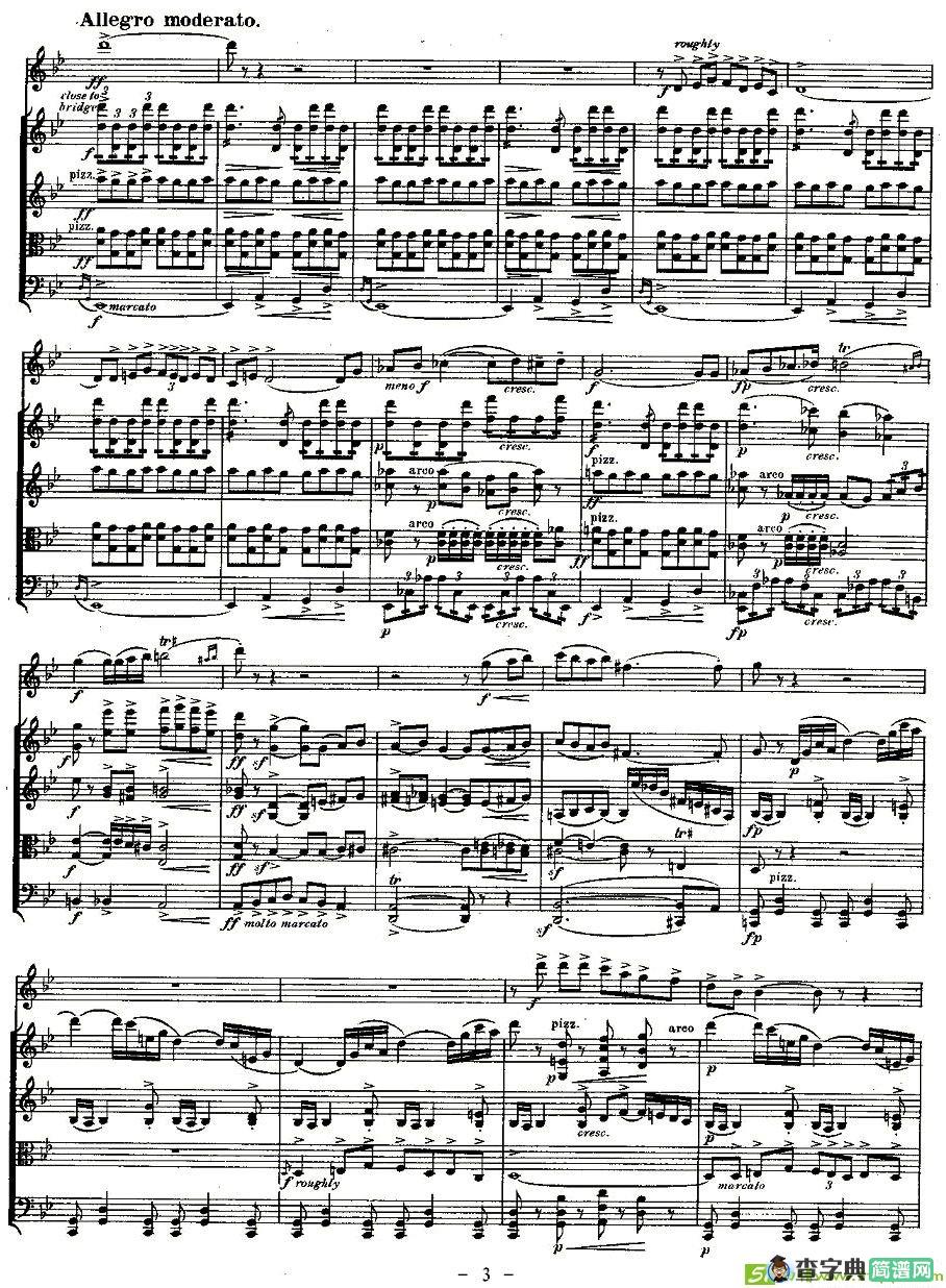 QUINTET.No1.简谱