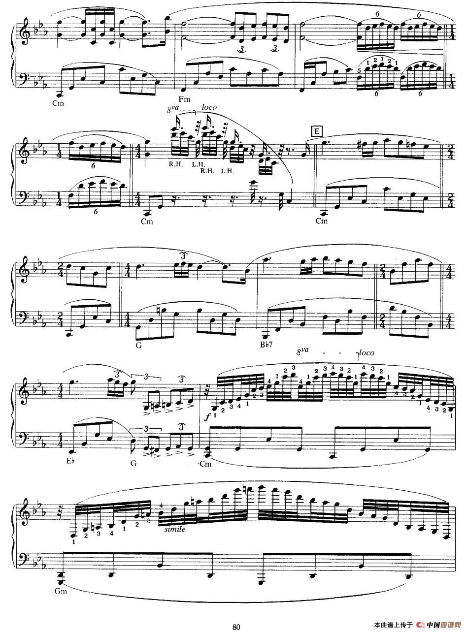 Concerto Pour Une Jeune Fille Nommee `je T`aime`钢琴谱