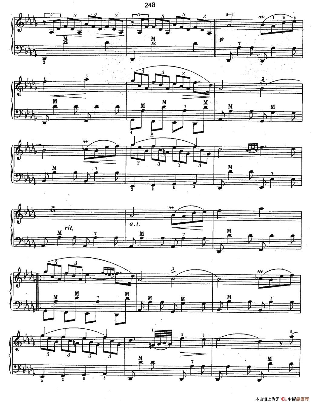 即兴幻想曲 OP.66手风琴谱/简谱