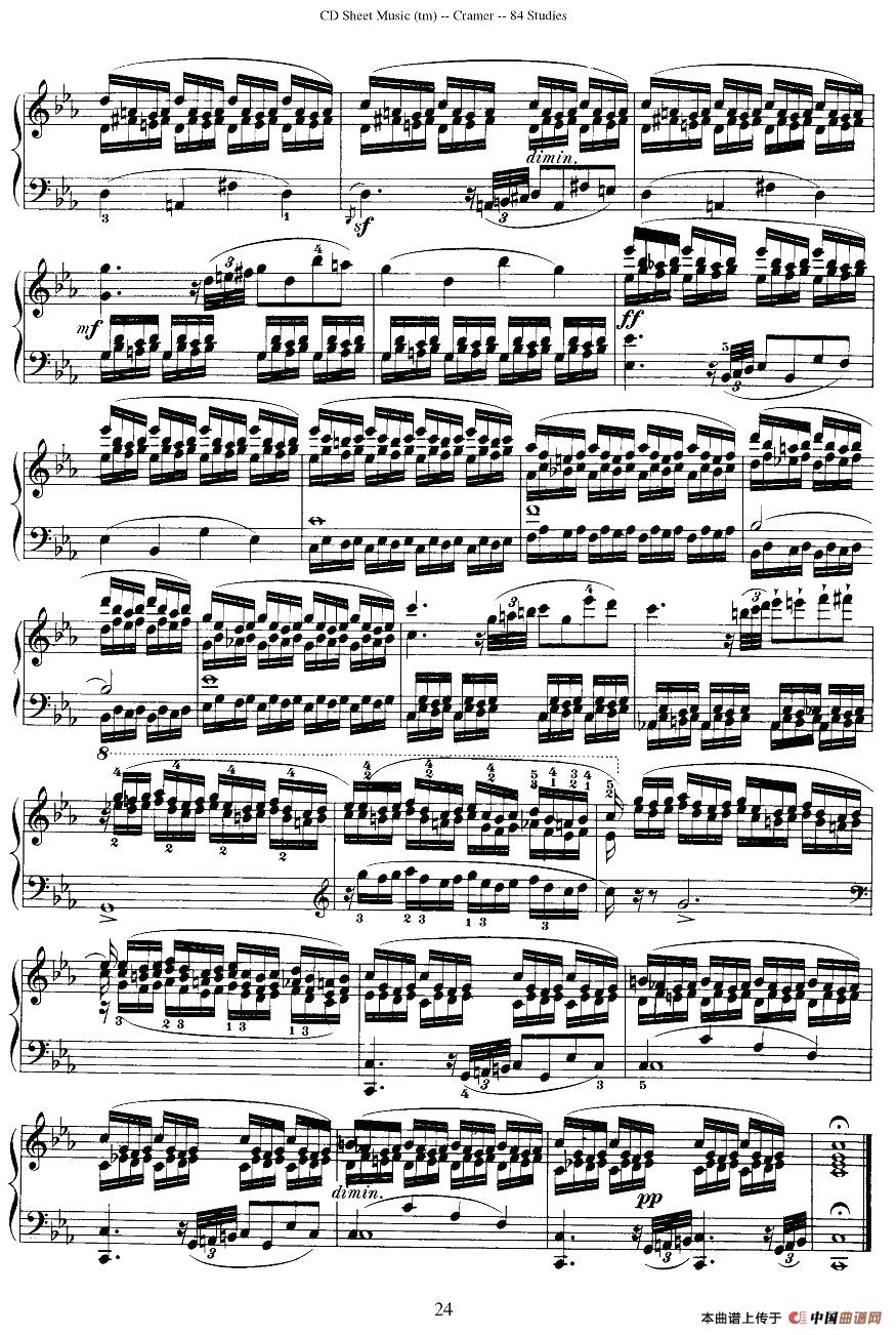 Cramer - 84 exercices（41—45）（克拉莫84首钢琴练习曲）钢琴谱