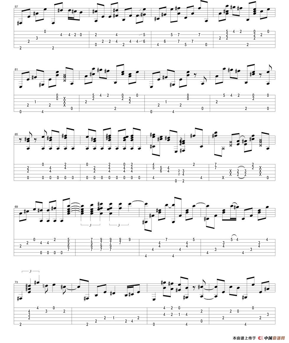 tommy emmanuel：mombasa version-2（指弹吉他）吉他谱