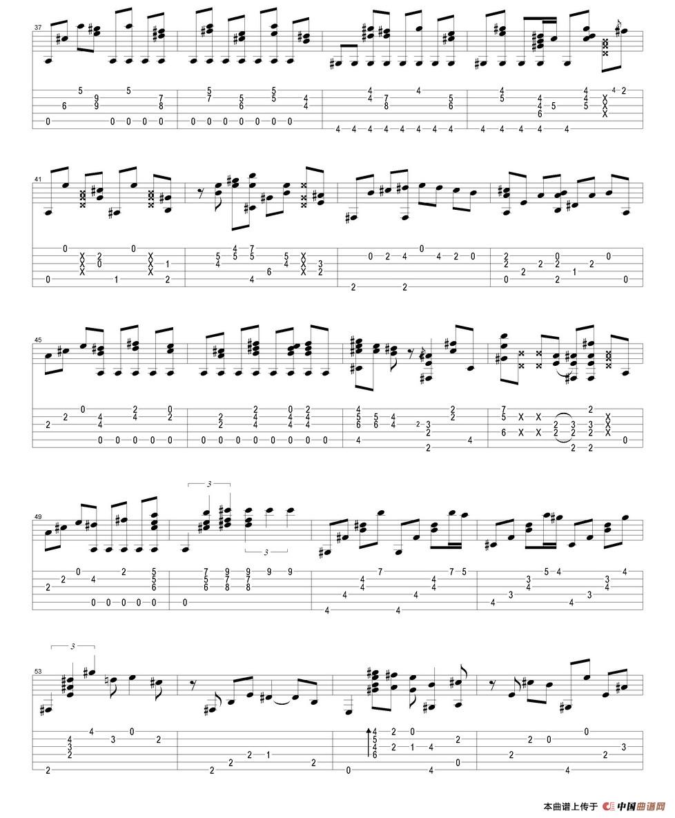 tommy emmanuel：mombasa version-2（指弹吉他）吉他谱
