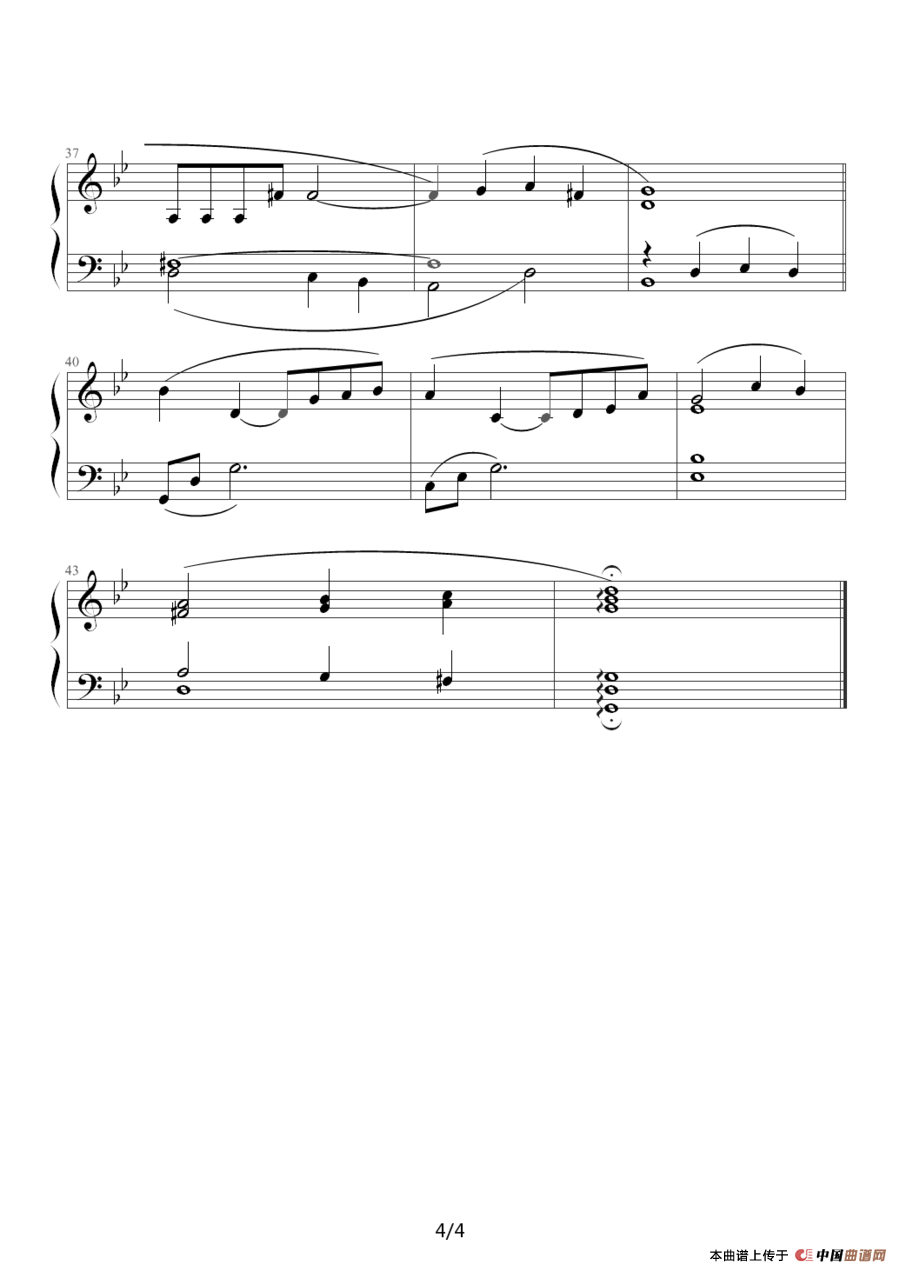爱的故事（Love Story）钢琴谱