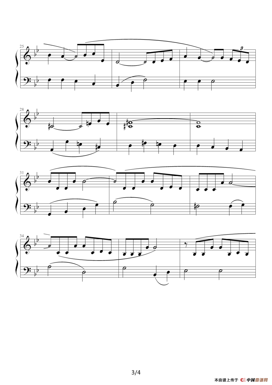 爱的故事（Love Story）钢琴谱