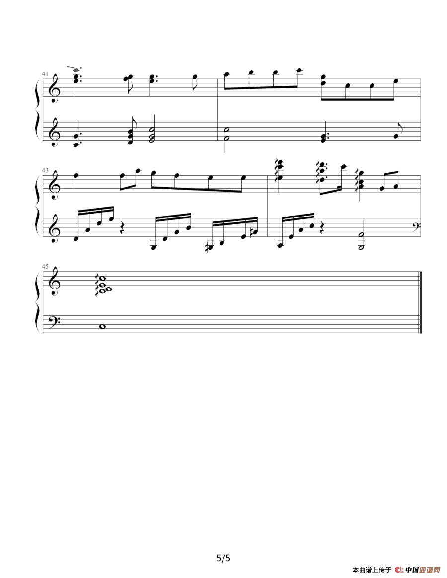 時には昔の話を（《紅の豚 红猪（飞天红猪侠）》主题曲）钢琴谱