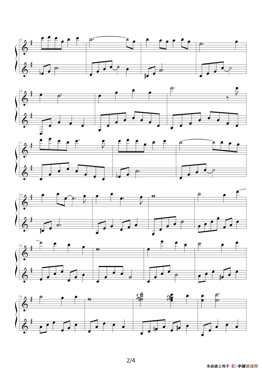 Lovers Concerto（韩国电影《向左爱向右爱》插曲）钢琴谱