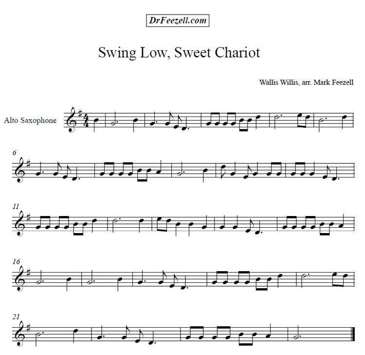 Swing Low, Sweet Chario》（甜蜜马车）萨克斯谱