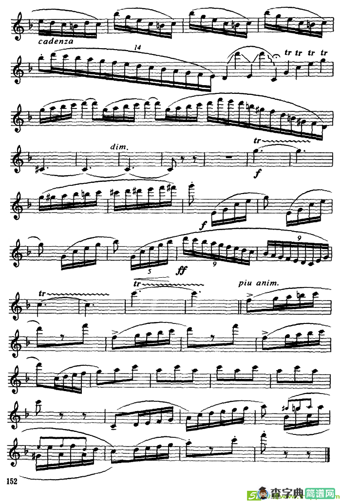 协奏曲（3）（保尔·吉尔斯作曲版）萨克斯谱