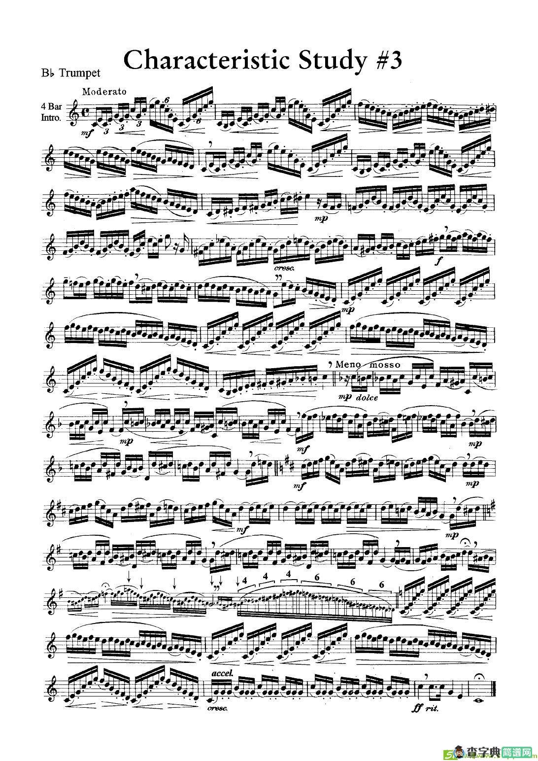 Characteristic Study #3 铜管谱(J.作曲)