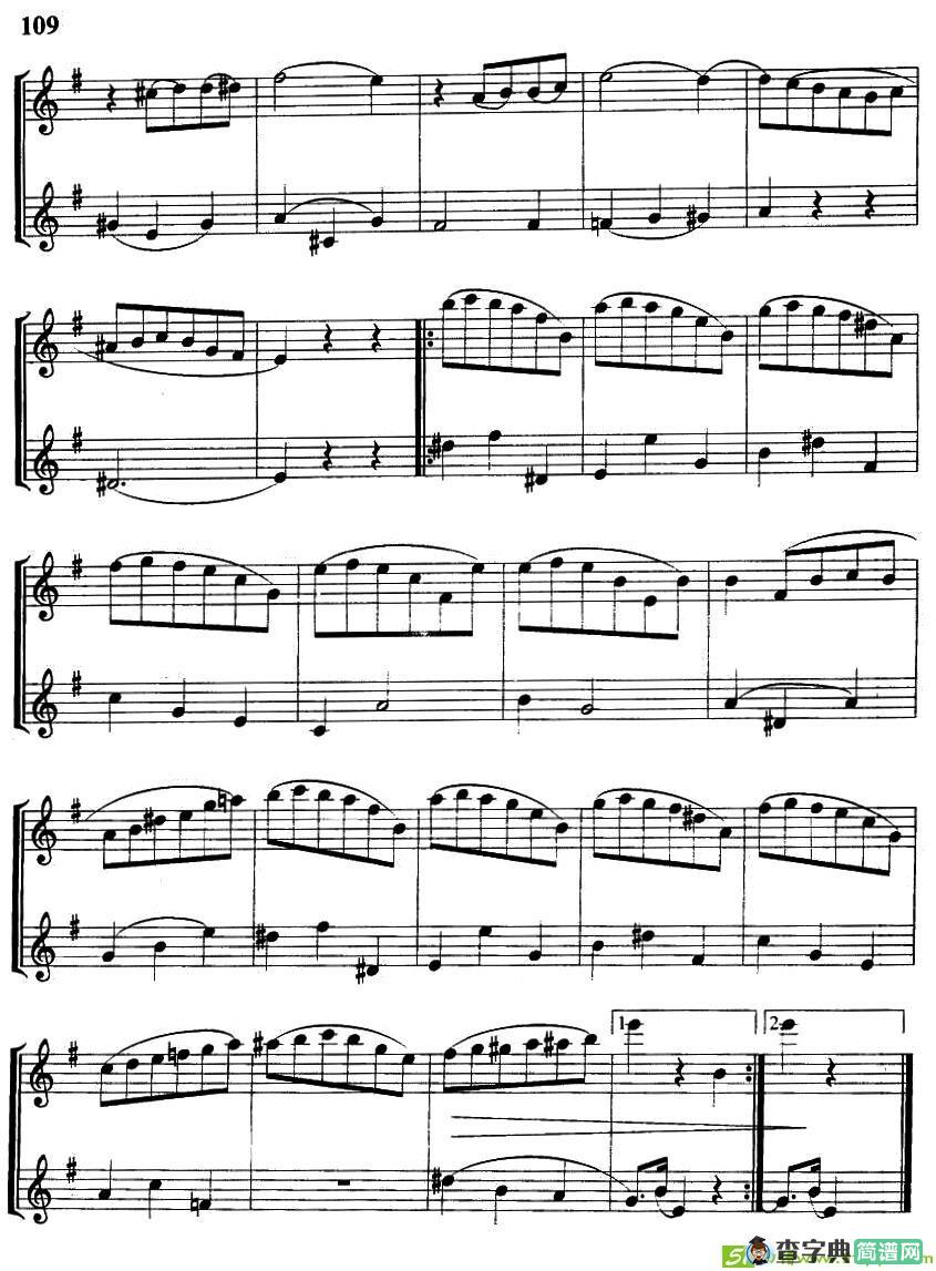 夜曲铜管曲谱(肖邦-chopin作曲)