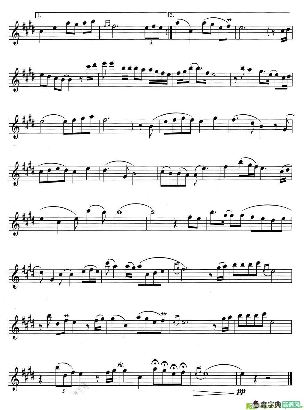 约定萨克斯谱(陈小霞作曲)