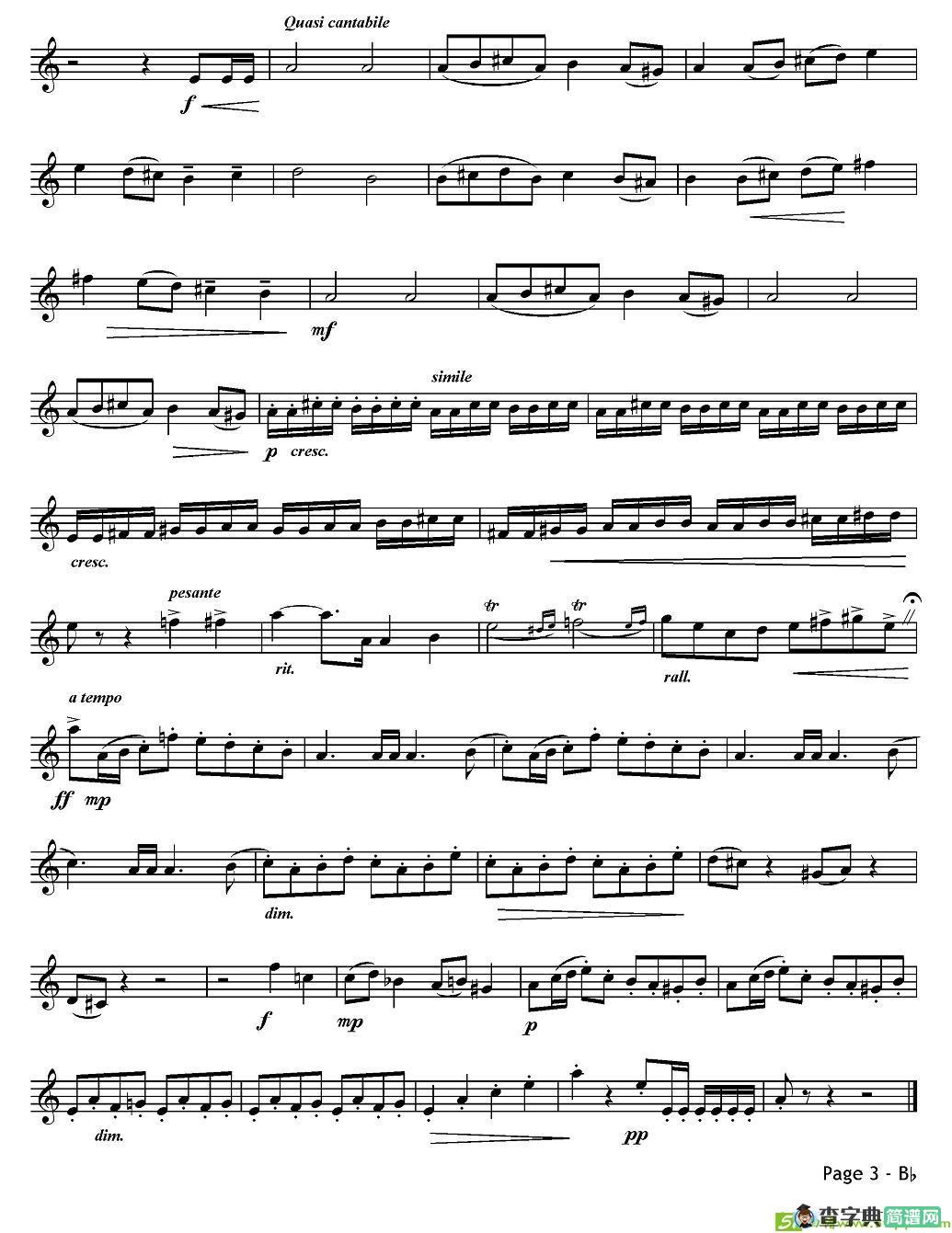 Concert Etude 铜管谱(Alexander作曲)