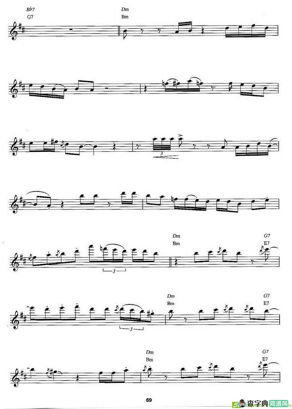 Saxman萨克斯谱(Dave作曲)