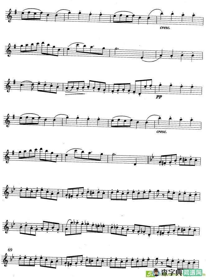 金婚曲3萨克斯谱