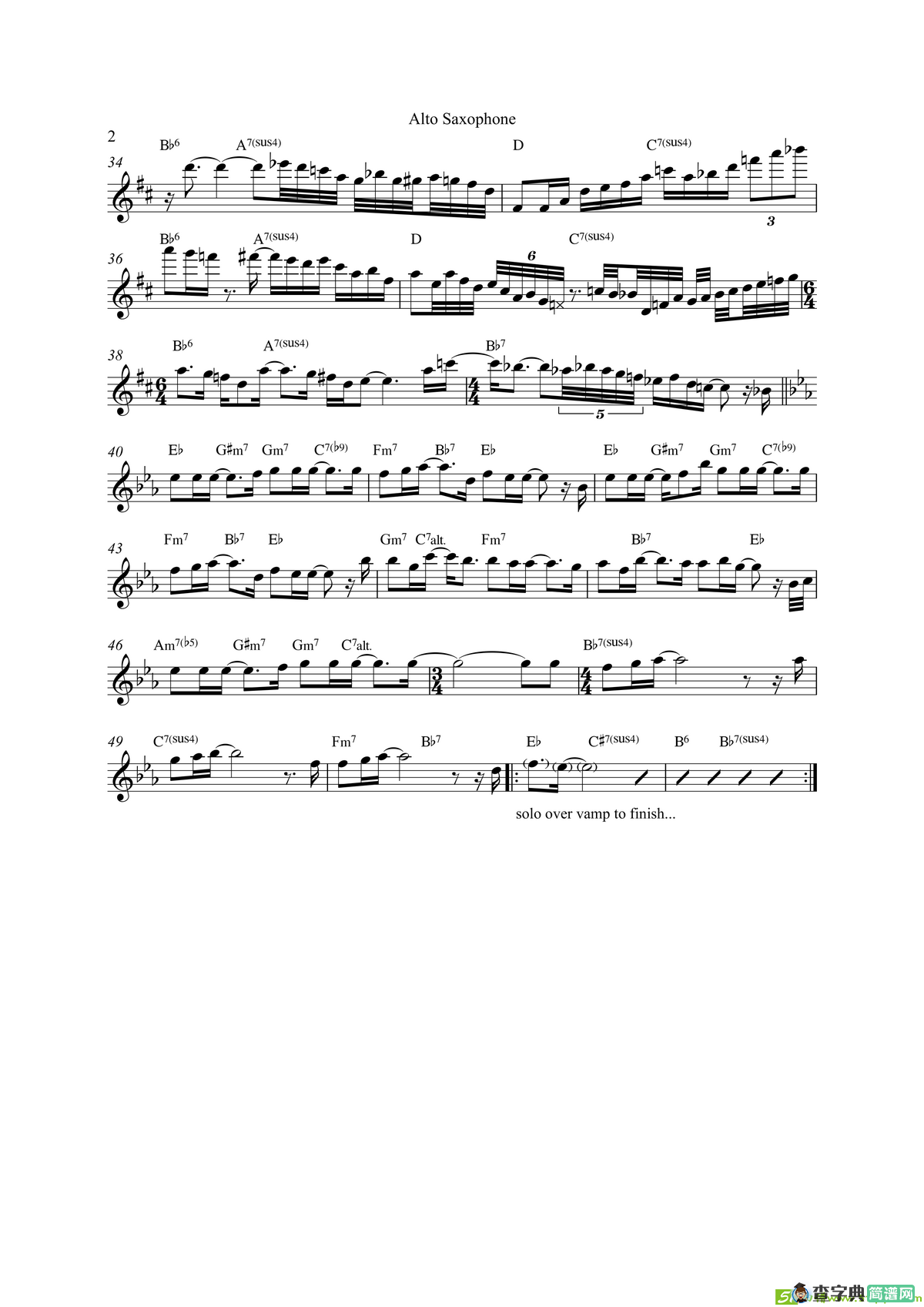 OhTannenbaum（中音萨克斯）萨克斯谱