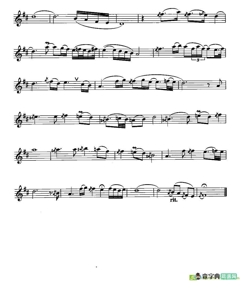 春风萨克斯曲谱(肯尼·J作曲)