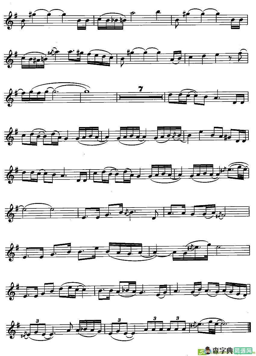 Saxallnight萨克斯谱