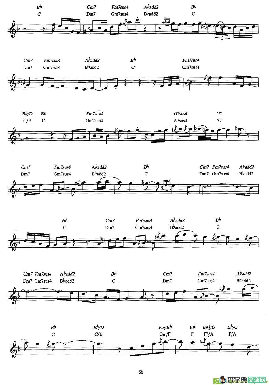 Love ls on the Way萨克斯谱(Dave作曲)