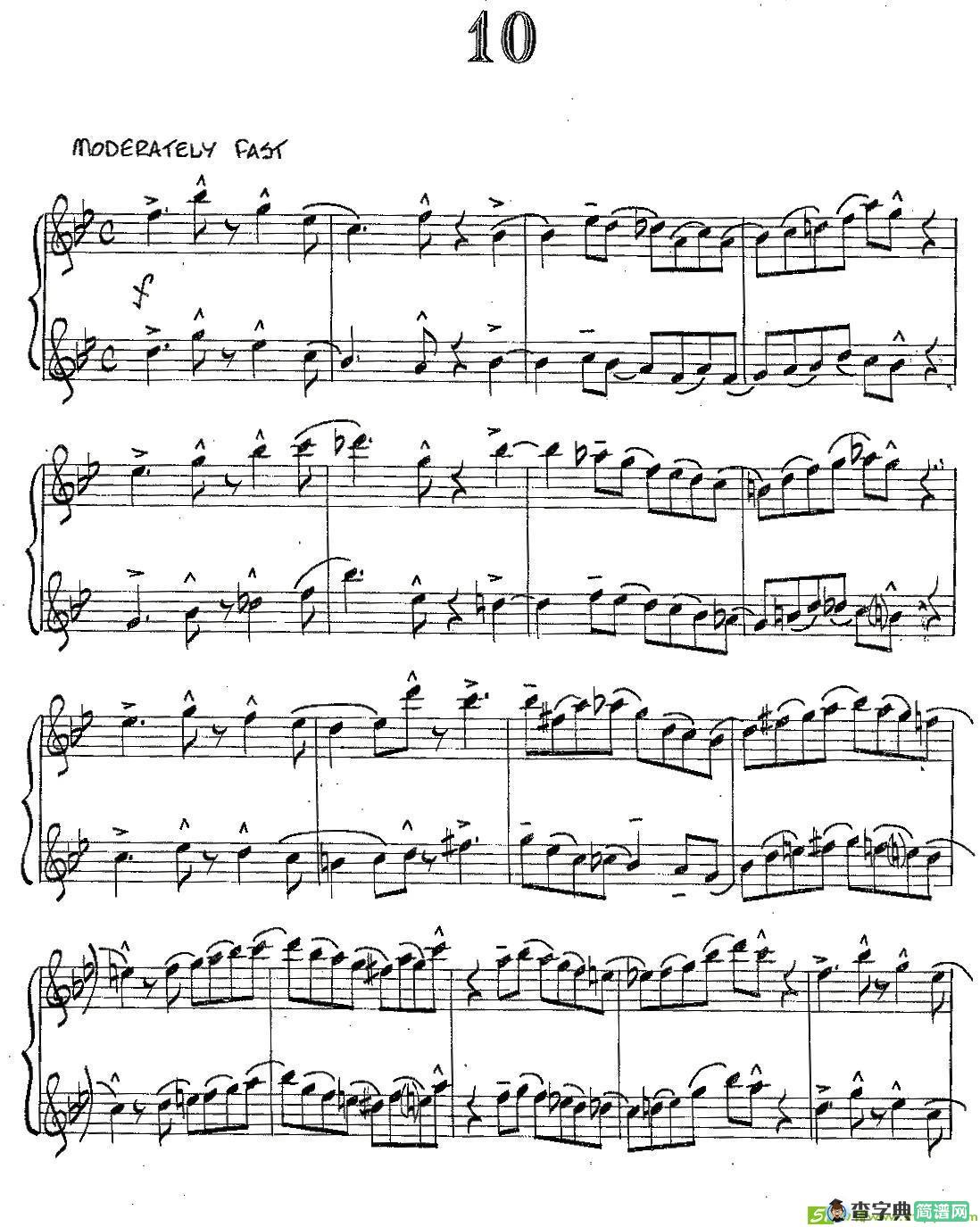 Jazz Conception For Saxophone Duets - 10萨克斯谱